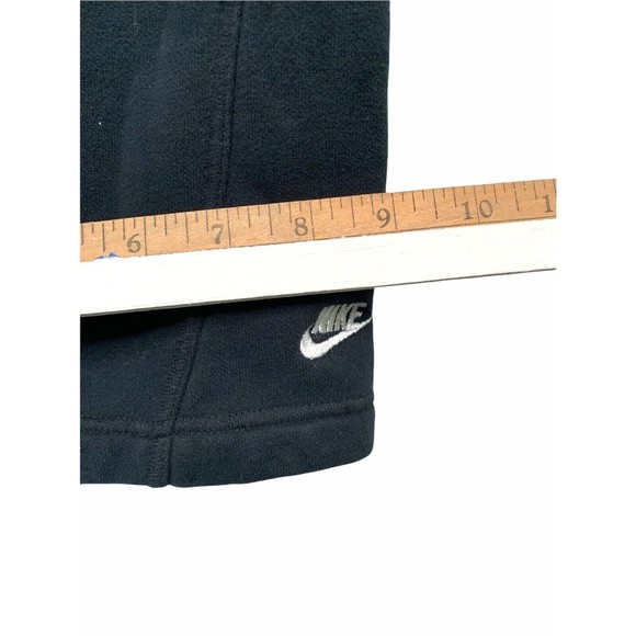 NIKE Wide Leg Fleece Pants Women’s Black M Medium Comfy Drawstrings Thick - Picture 10 of 12